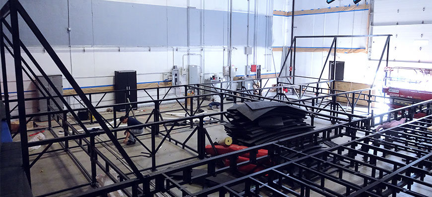 Trampoline park play events